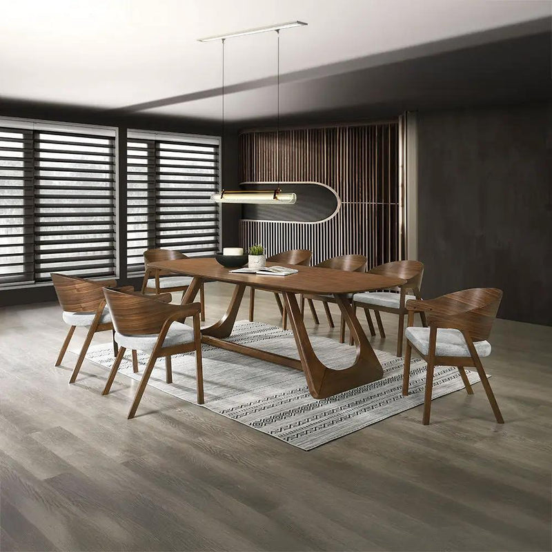 Hoyte - Arm Chair (Set of 2) - Walnut by Unique Piece Furniture