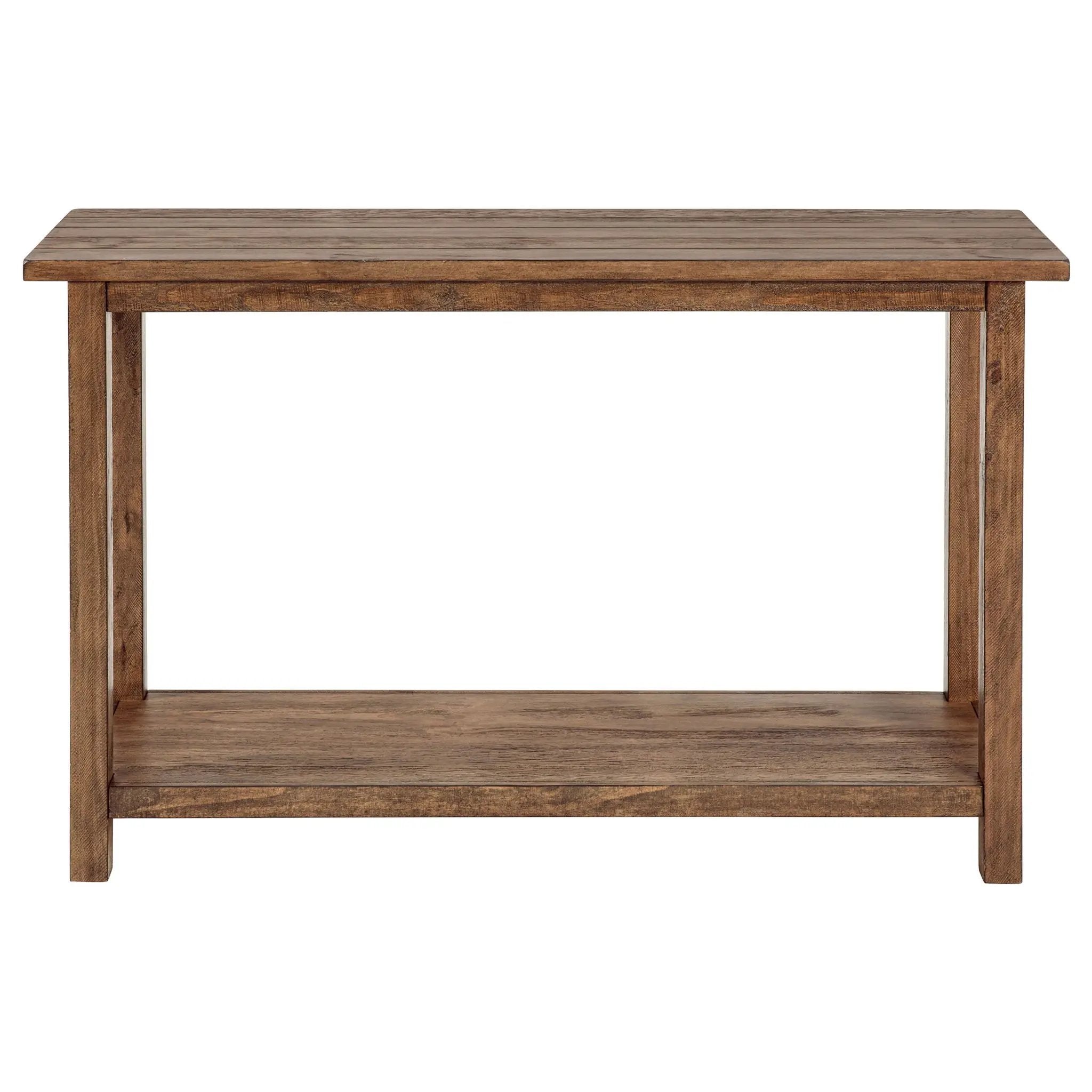 Payne Wood Entryway Sofa Console Table Distressed Brown by Unique Piece Furniture