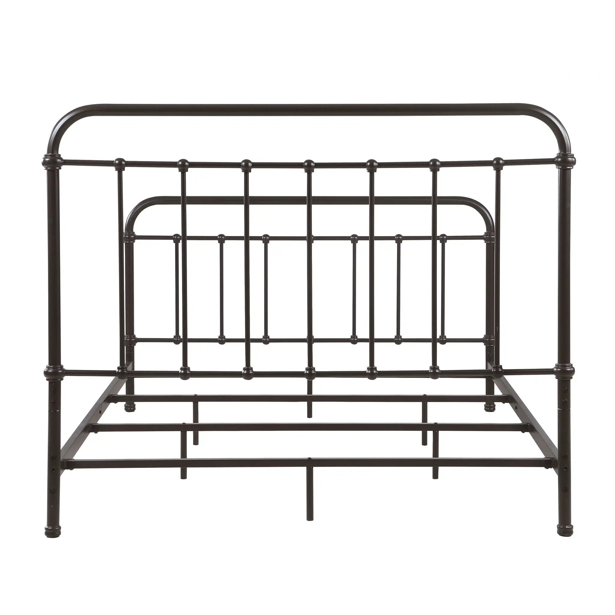 Livingston Metal Queen Open Frame Bed Dark Bronze by Unique Piece Furniture