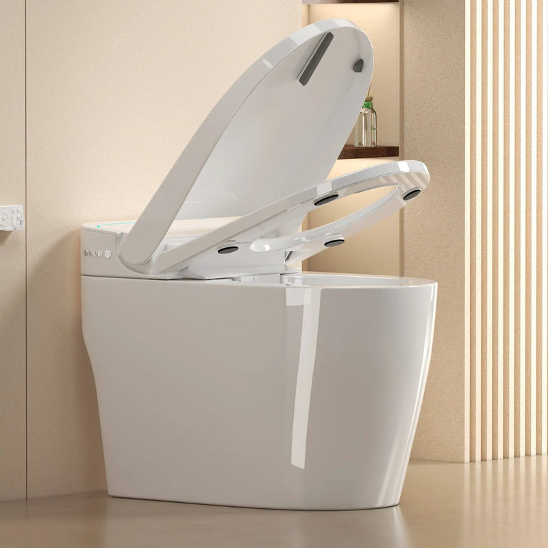 Unique Smart One-Piece Toilet with Bidet and Auto Seat by HouseOfZazla