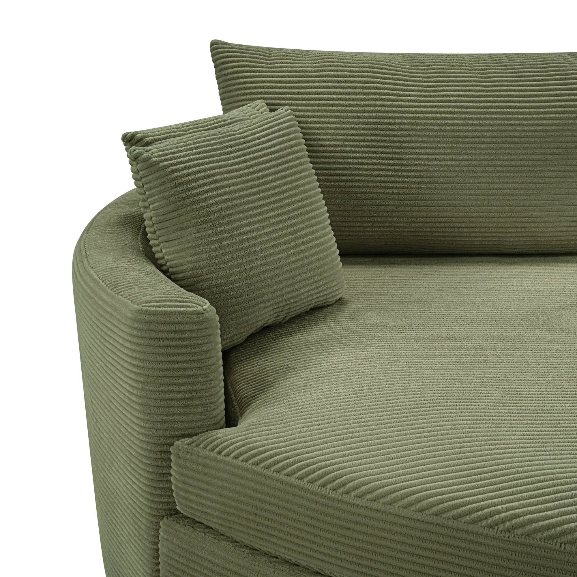 Oversized Double Chaise Lounge Sofa With USB Ports