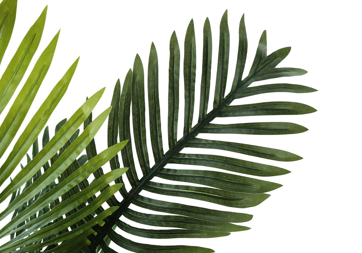 24" Artificial Palm Plant with Real-Touch Leaves - Green, photo 3 of 4