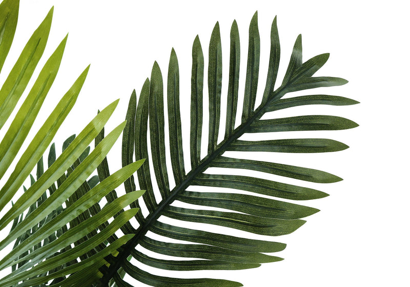 24" Artificial Palm Plant with Real-Touch Leaves - Green, photo 3 of 4