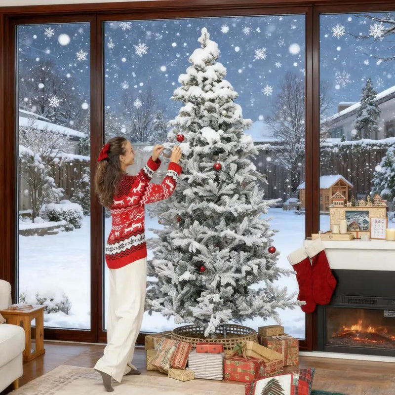 9 Ft Artificial Christmas Tree With Realistic Branches by HouseOfZazla