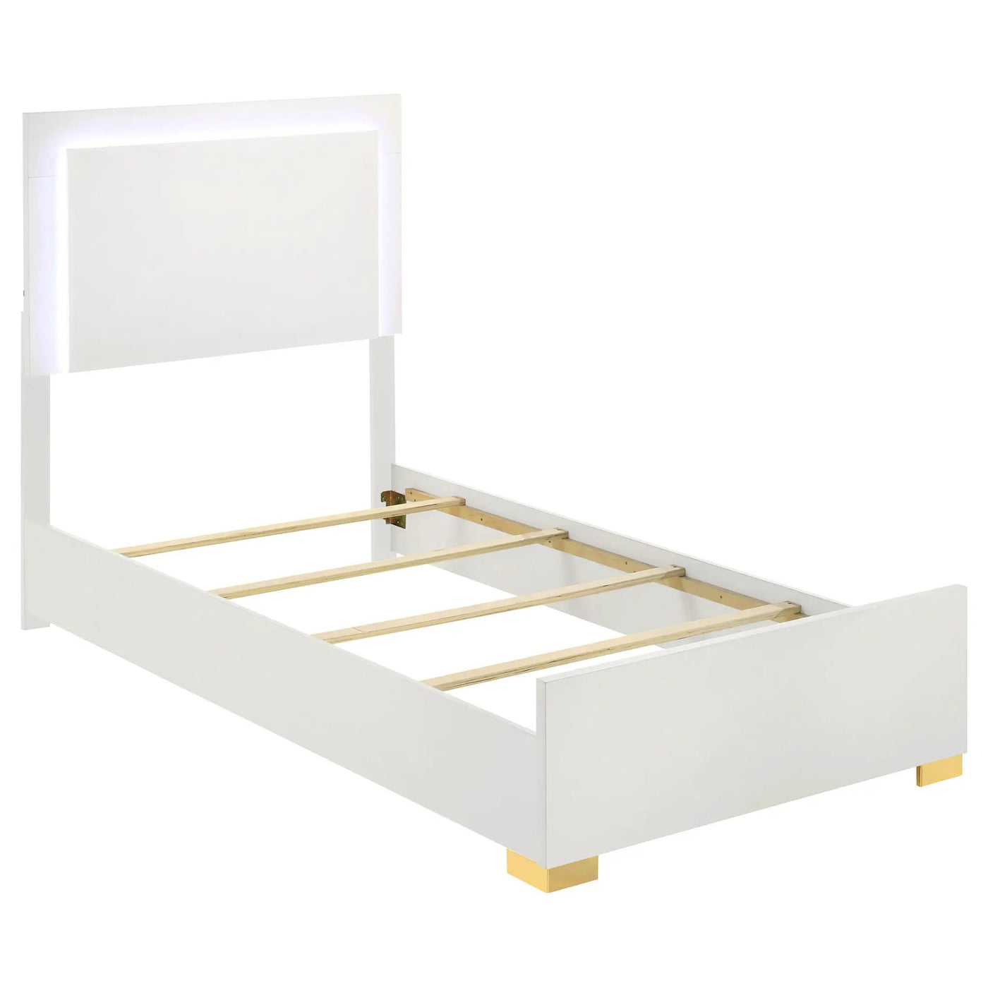 Jeremiah - LED Panel Bed With Touch Controlled Lighting by HouseOfZazla