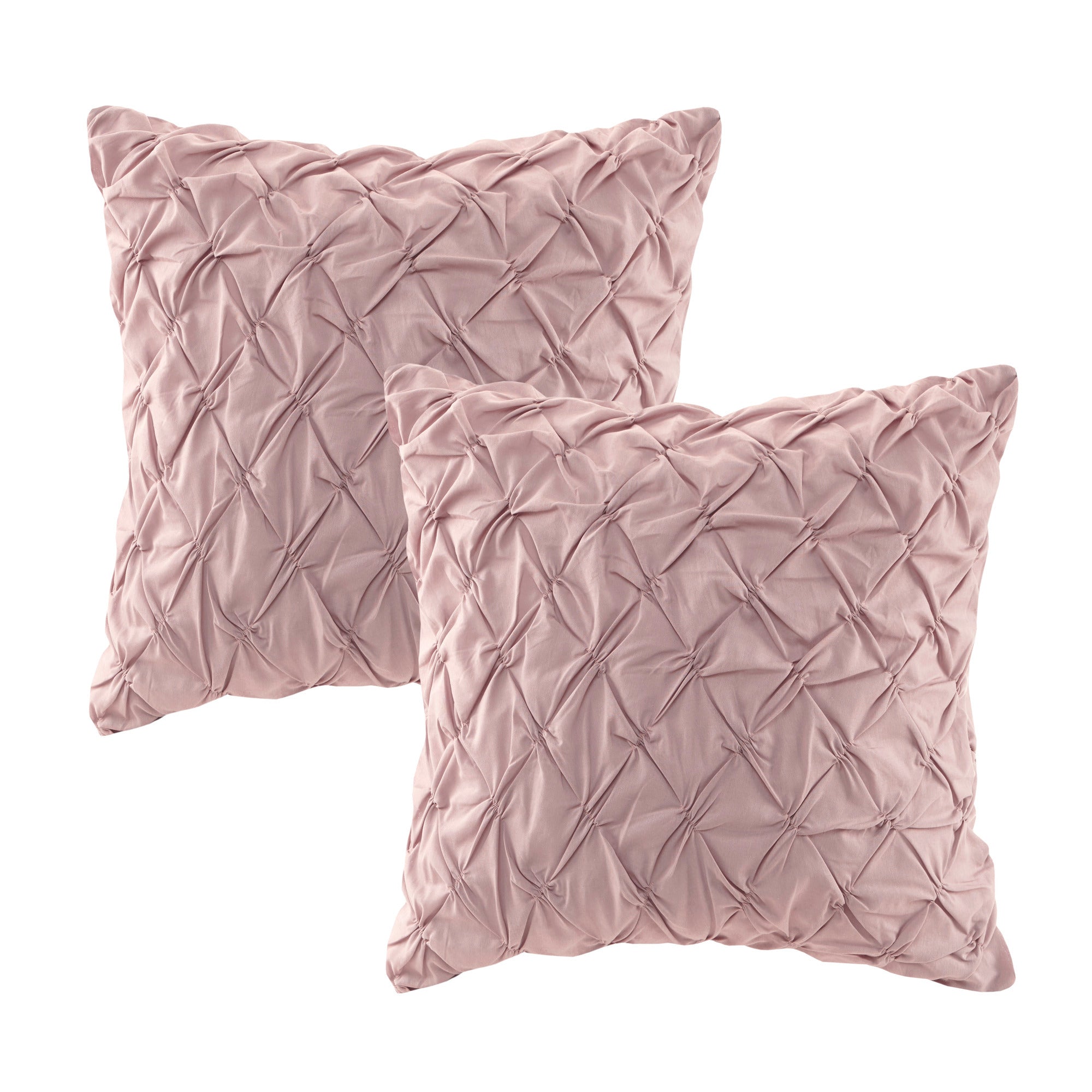8 Piece Cotton Printed Comforter Set Blush Queen by HouseOfZazla