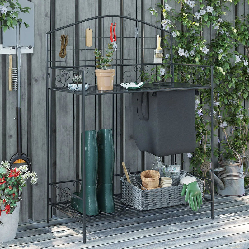 Outsunny Folding Potting Bench Table by HouseOfZazla