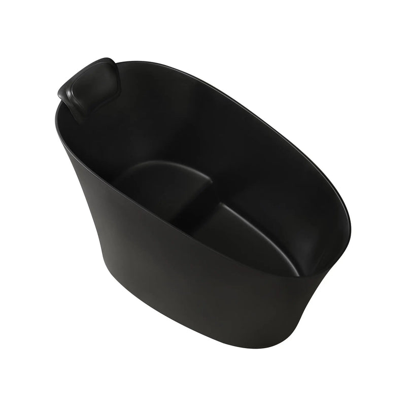 51" Solid Surface Oval Freestanding Bathtub by HouseOfZazla