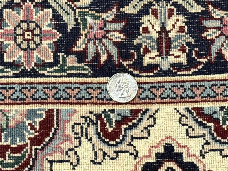 Sino Persian Runner Rug 2.7 x 8, Floral, Handmade, 250 KPSI by Jewel Rugs