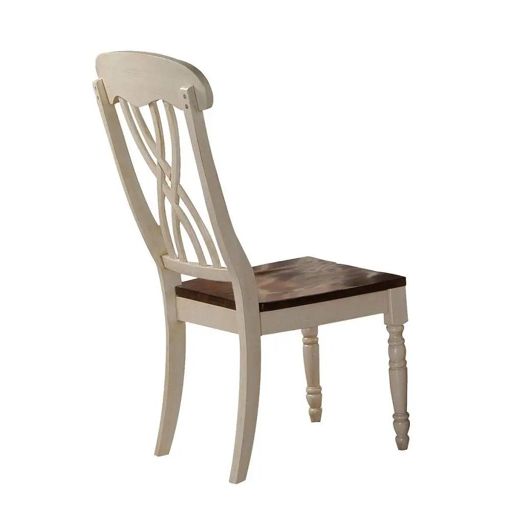 Dylan - Side Chair (Set of 2) - Buttermilk & Oak by Unique Piece Furniture