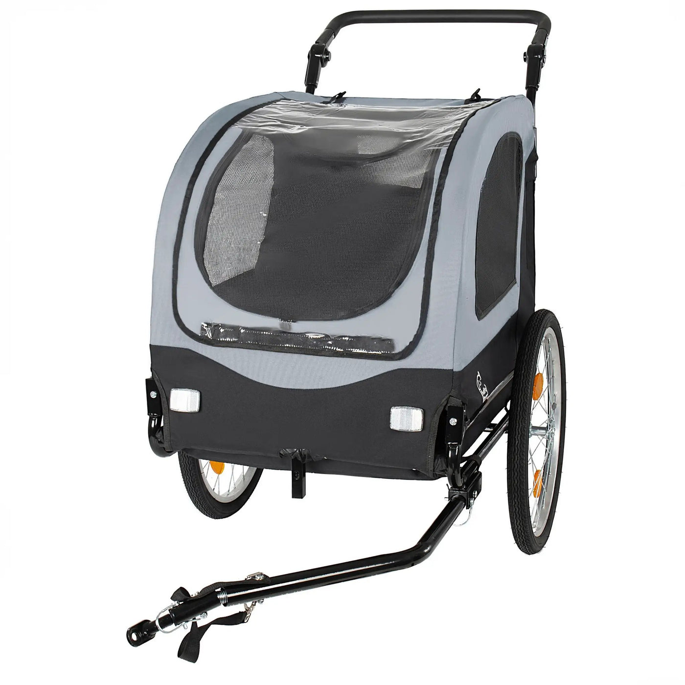 2-in-1 Bike Trailer & Pet Stroller for Dogs up to 110lbs by HouseOfZazla