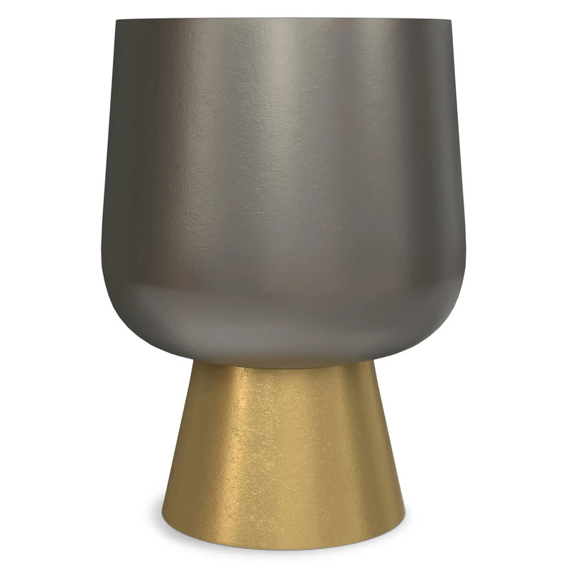 Anthony - Cast Aluminum Side Table - Bronze by HouseOfZazla