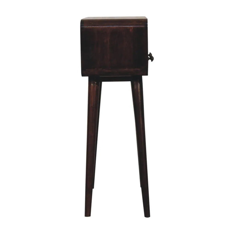 Solid Wood Curved Console Table by HouseOfZazla