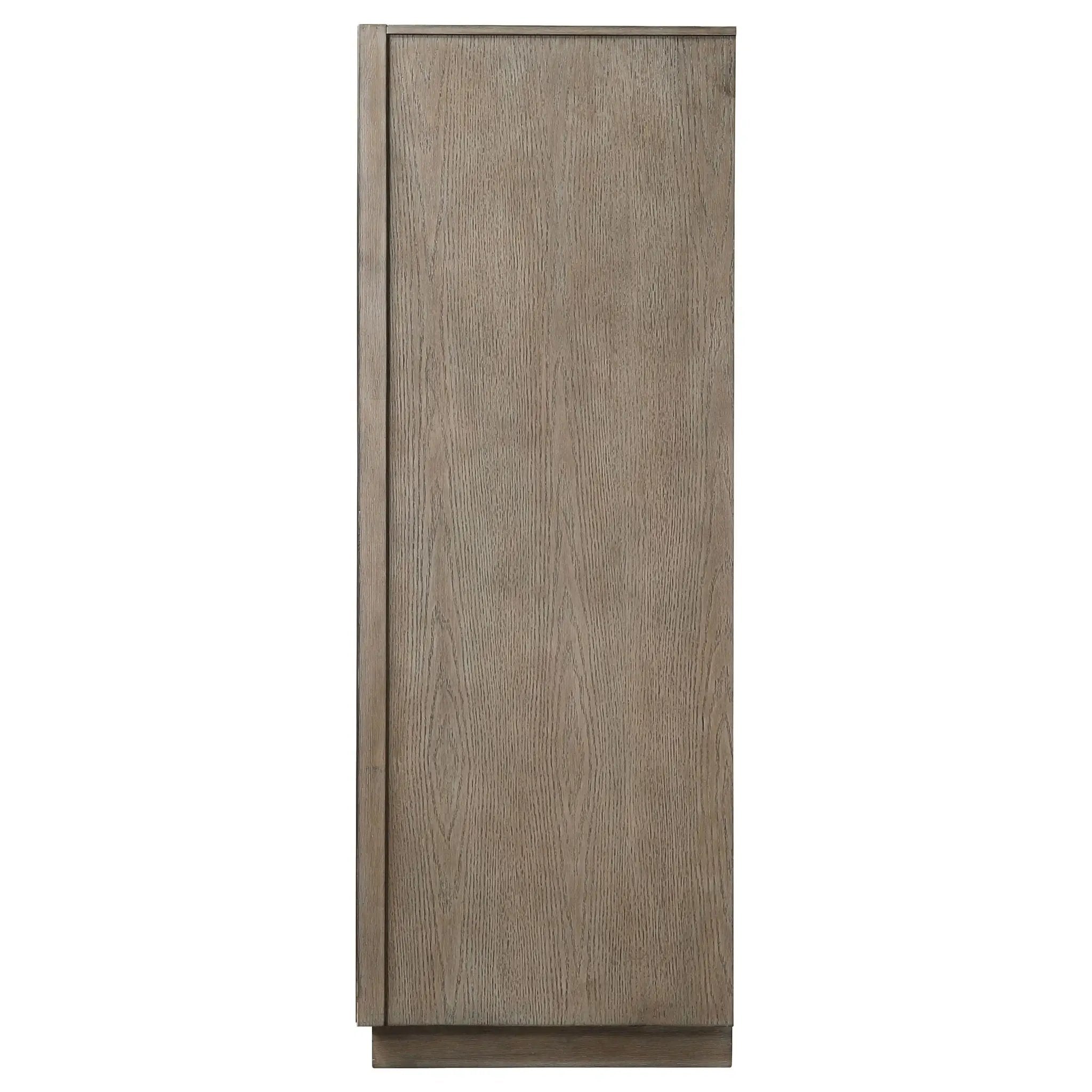 Prescott - 5 Drawer Bedroom Chest With Mitered Trim - Taupe by HouseOfZazla