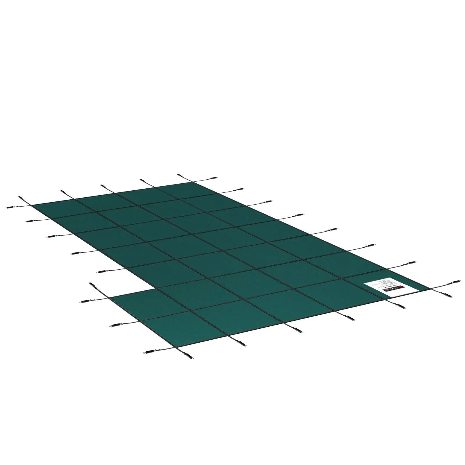 Inground Pool Safety Cover, 20 ft x 38 ft Rectangular with Right Step by HouseOfZazla