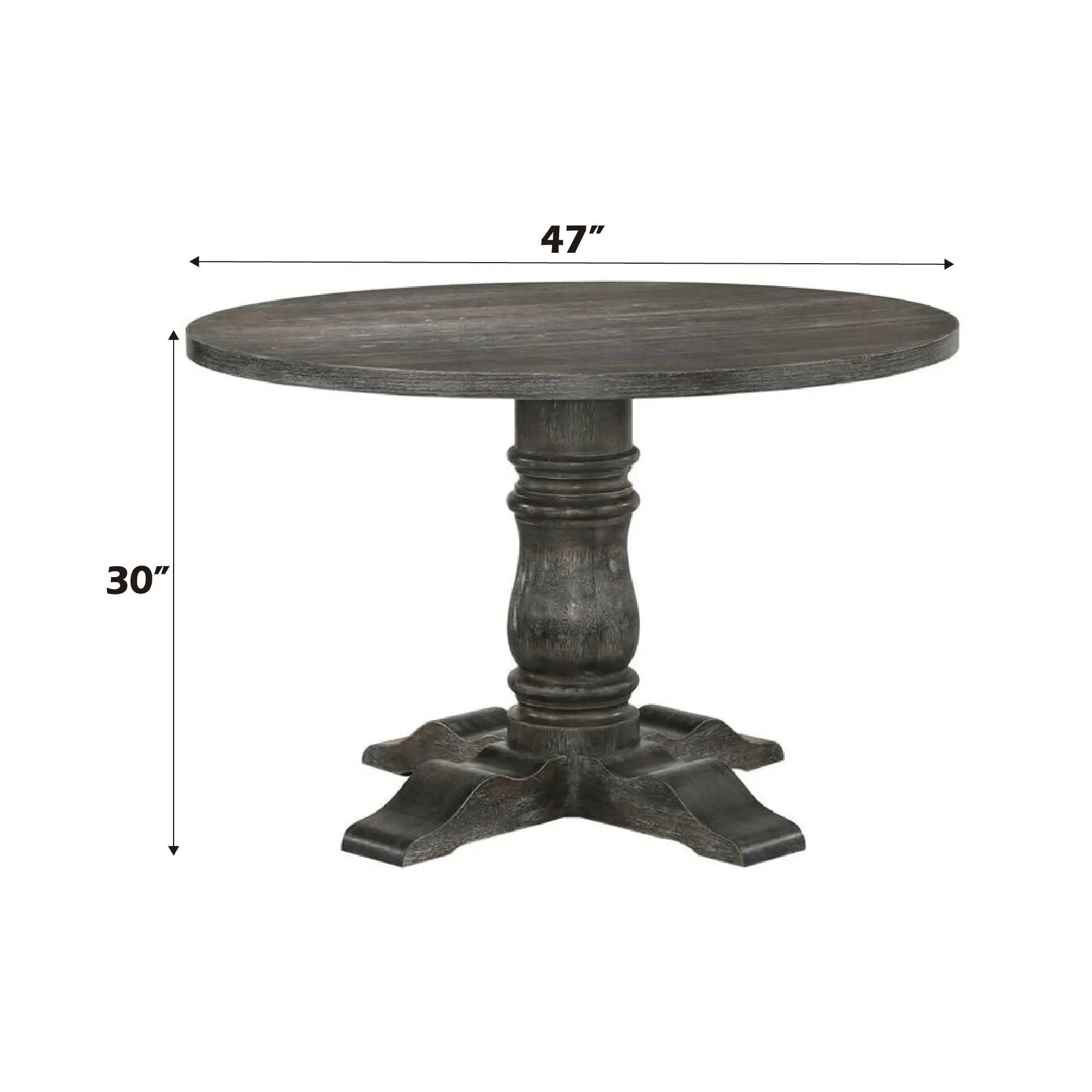 Leventis - Weathered Dining Table - Gray by Unique Piece Furniture