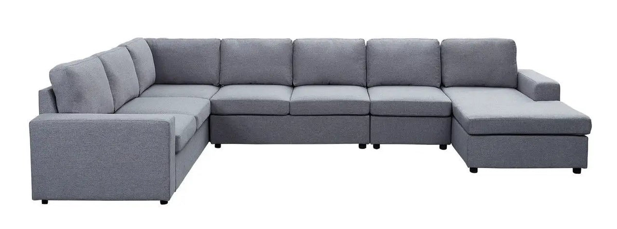 Tifton - 7 Seat Reversible Modular Sectional Sofa Chaise, photo 4 of 5