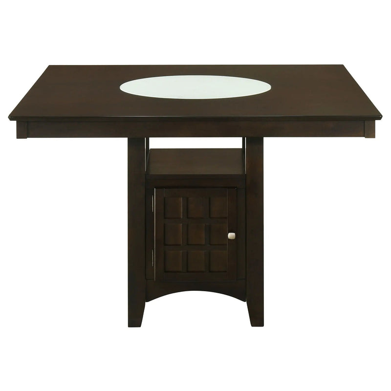 Gabriel 9-piece Square Counter Height Dining Set Cappuccino by Unique Piece Furniture