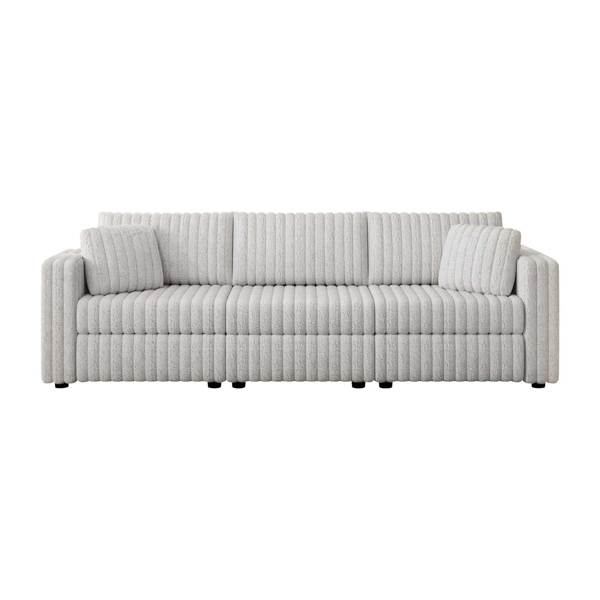 106.3" Soft Modular 3-Person Sofa by HouseOfZazla