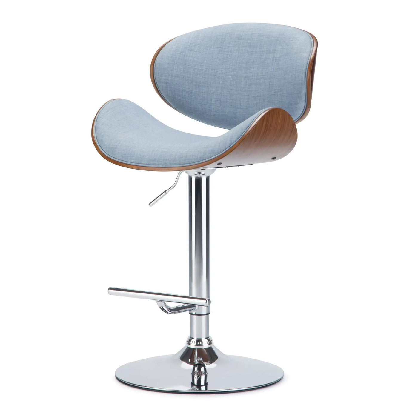 Marana - Multifunctional Handcrafted Bentwood Adjustable Swivel Bar Stool by HouseOfZazla