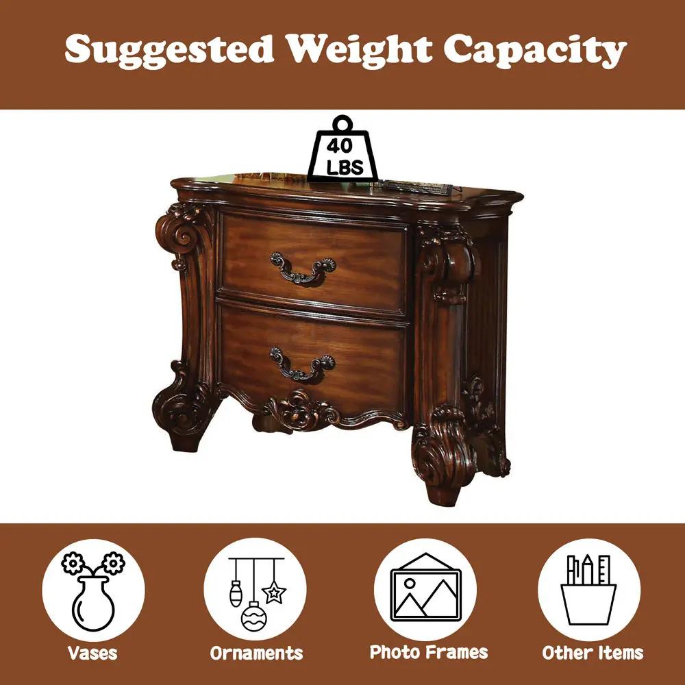 Vendome - Nightstand by Unique Piece Furniture