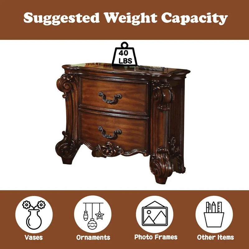 Vendome - Nightstand by Unique Piece Furniture