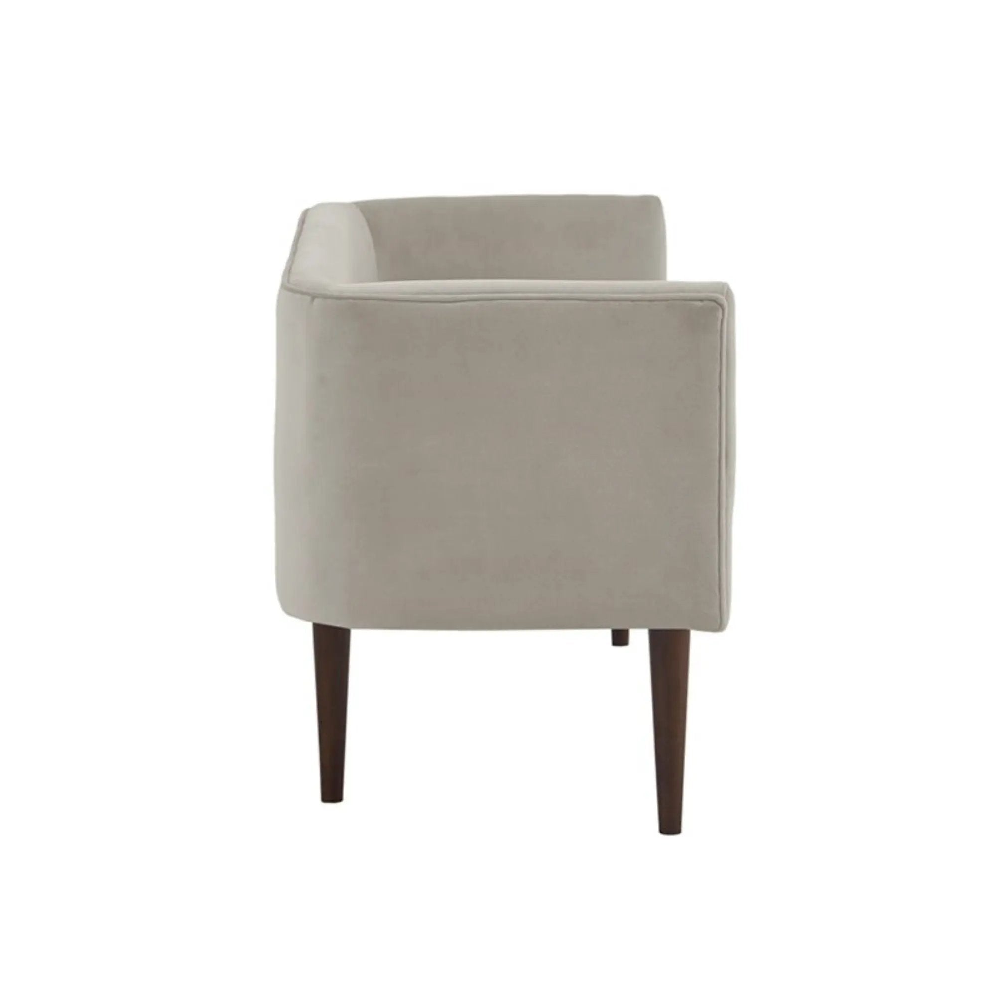 Farrah - Accent Bench With Low Back & Sides - Cream by HouseOfZazla