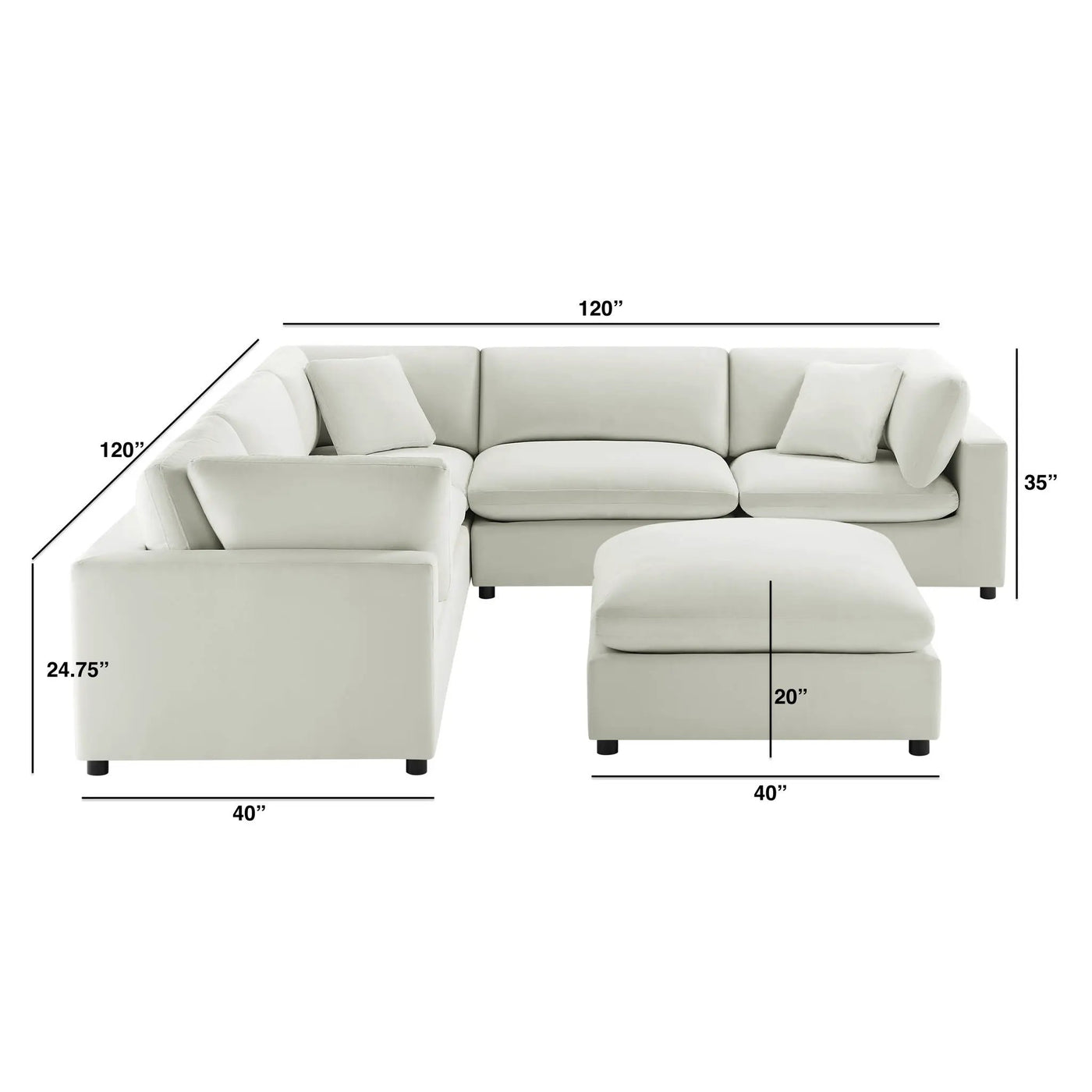 Caylie - Modular Sectional by HouseOfZazla