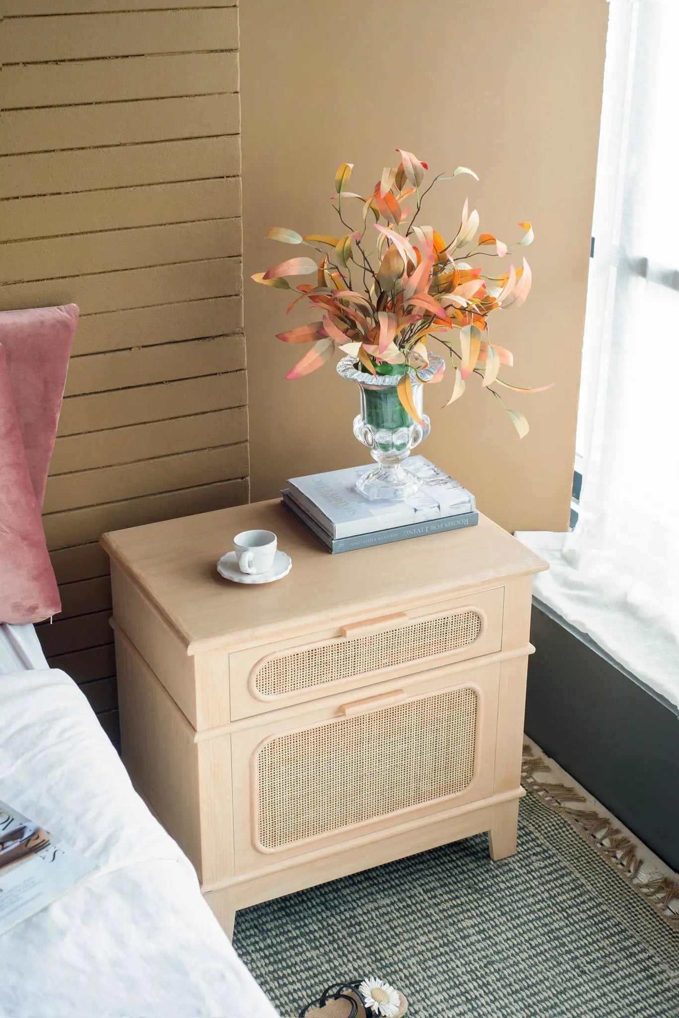 Bedside Table - Brown by HouseOfZazla