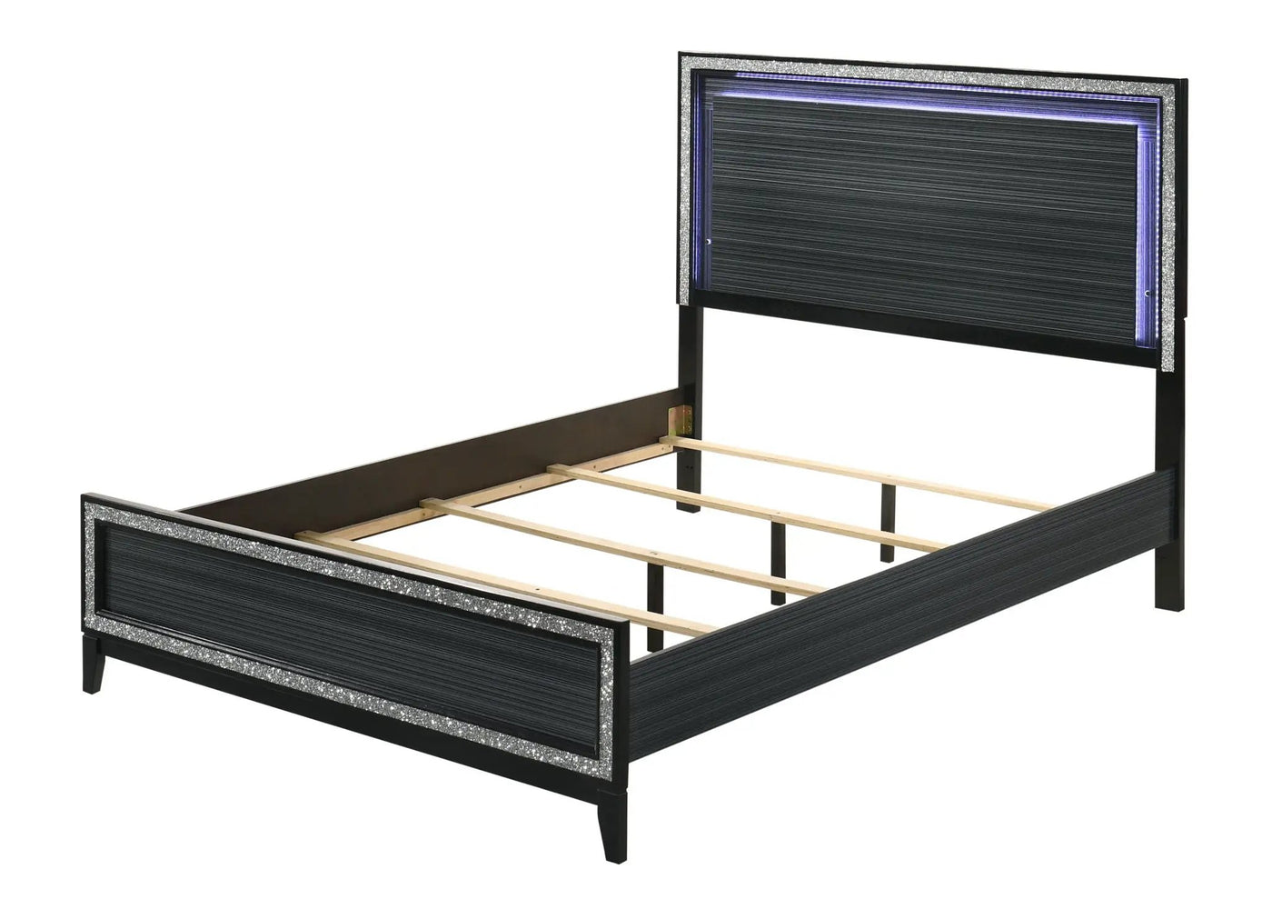 Haiden Queen Storage Bed with LED Lighting by HouseOfZazla