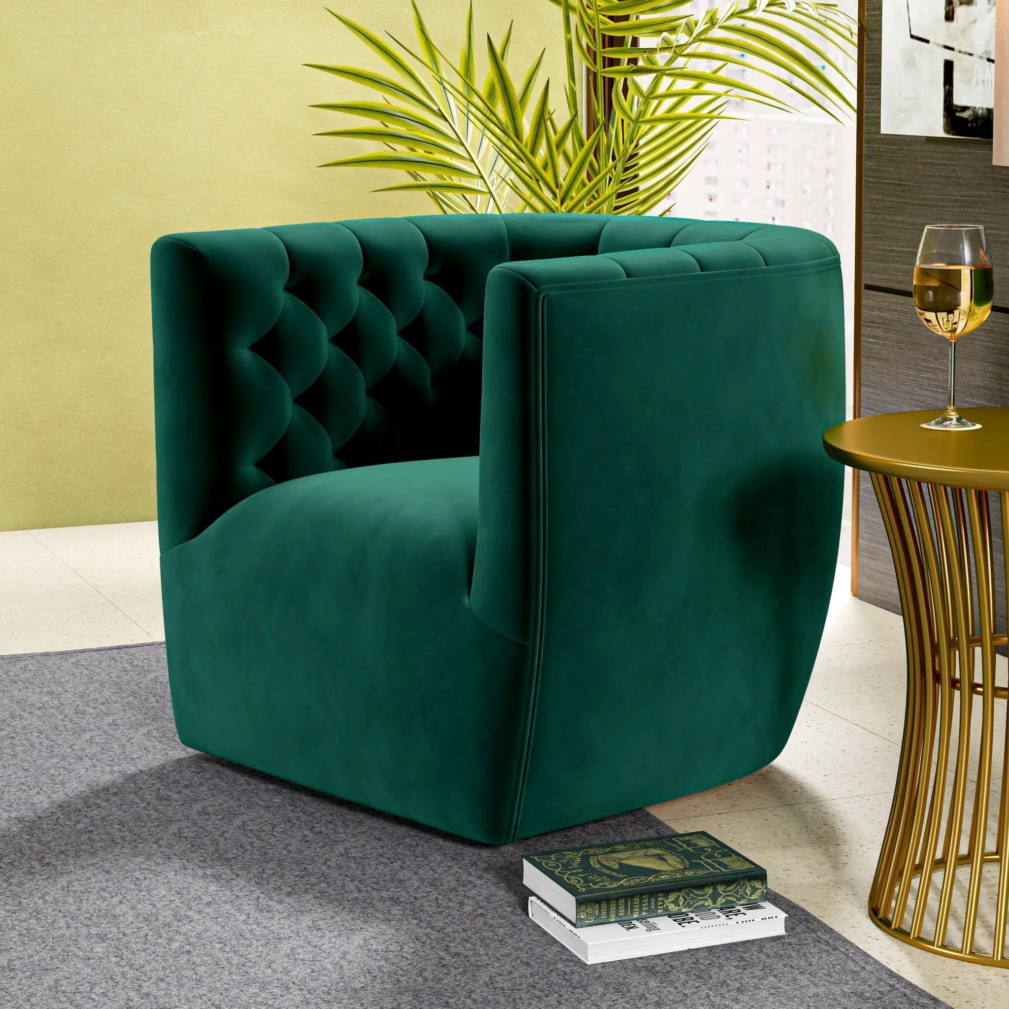 Delaney - Ergonomic Design Swivel Chair by HouseOfZazla