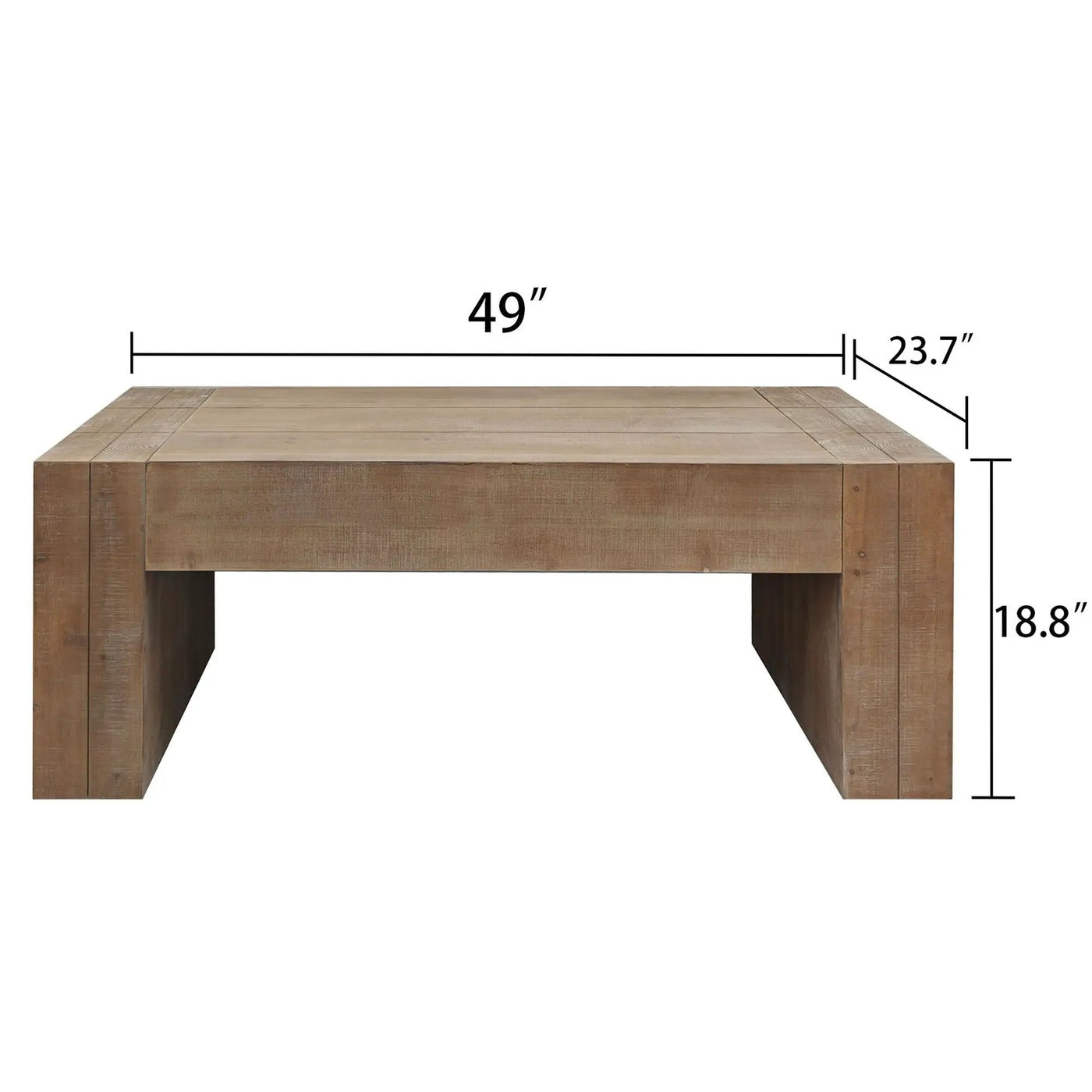 Minimalist Rectangular Center Table For Living Room by HouseOfZazla