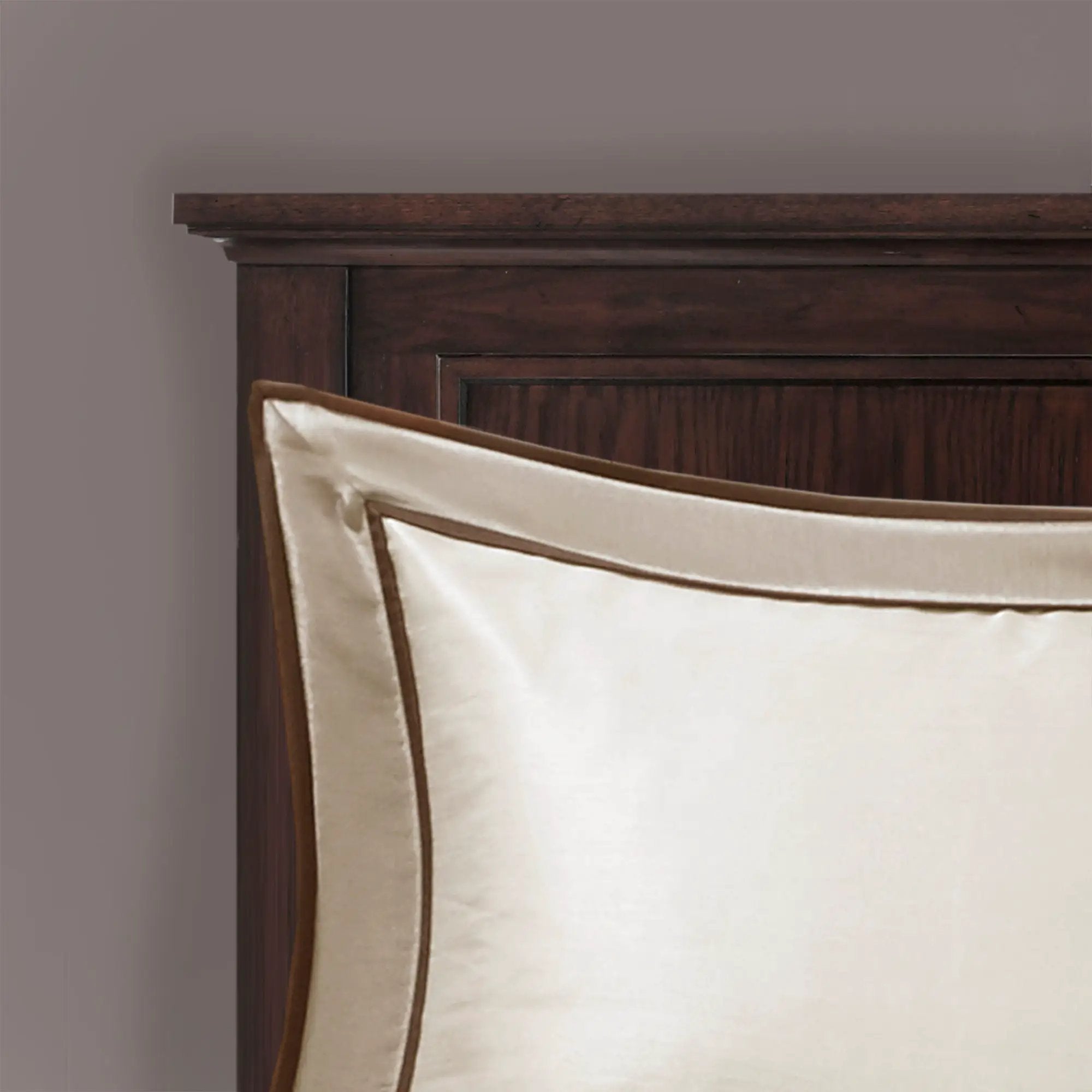 7 Piece Comforter Set Taupe/Brown King by HouseOfZazla