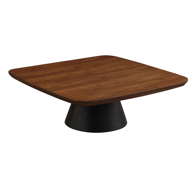 Eason 2-piece Coffee Table Set Walnut and Black by Unique Piece Furniture