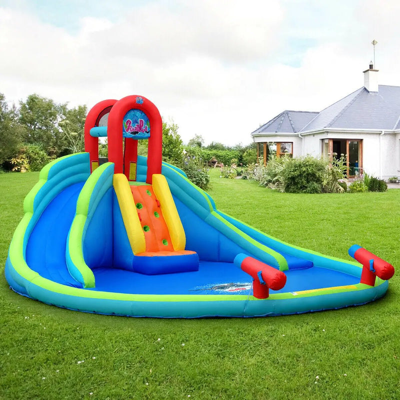 Inflatable Water Slide Bounce House with Mighty Splash Pool by DirectDeals