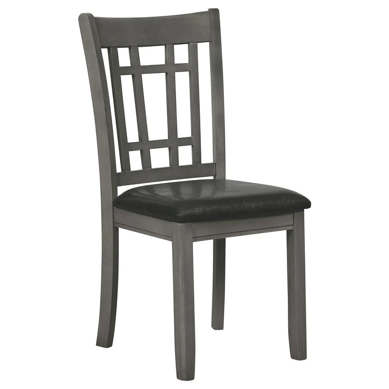 Lavon 5-piece Oval Extension Leaf Dining Set Medium Grey by Unique Piece Furniture