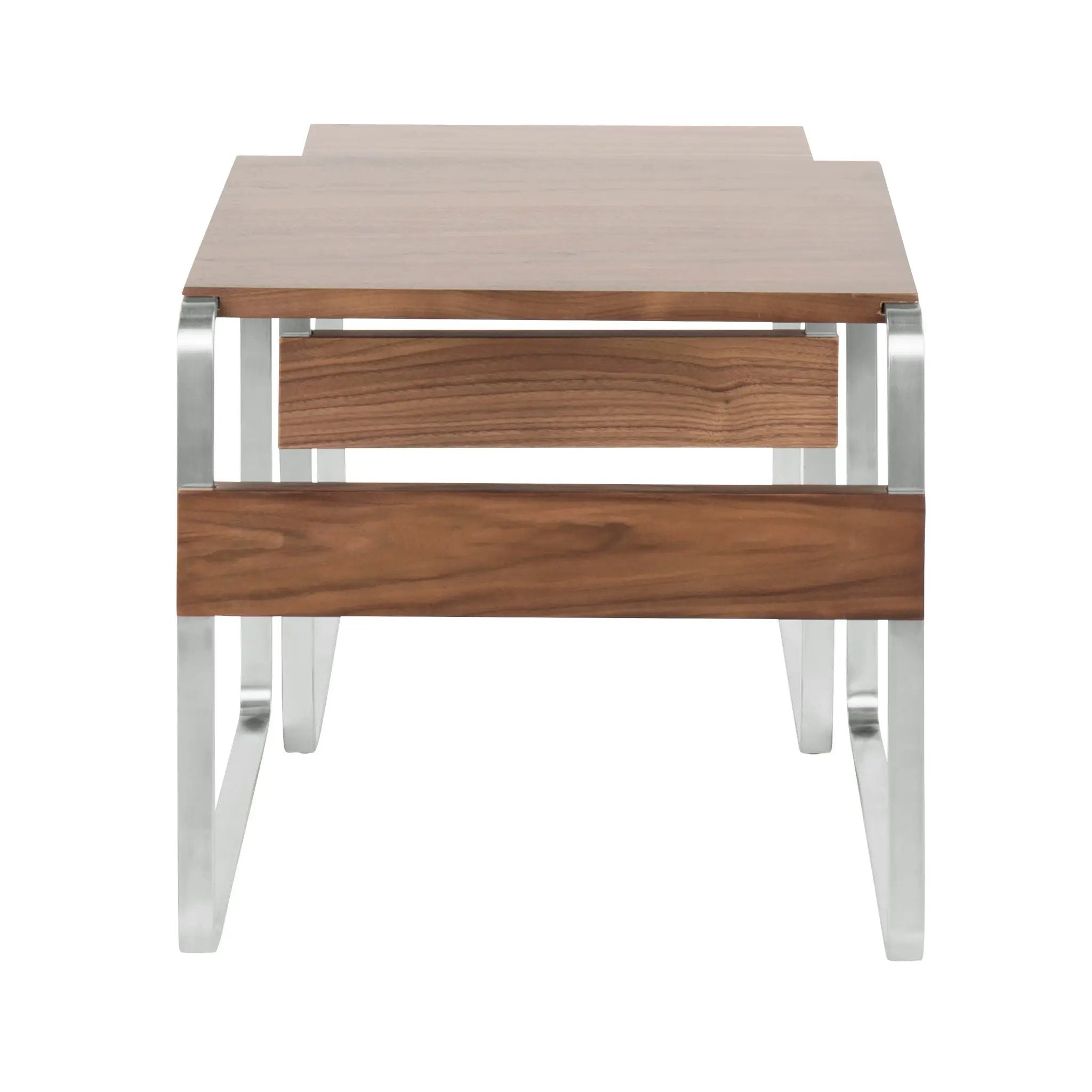 Tea Side Mid-Century Modern Nesting Tables - Walnut by HouseOfZazla
