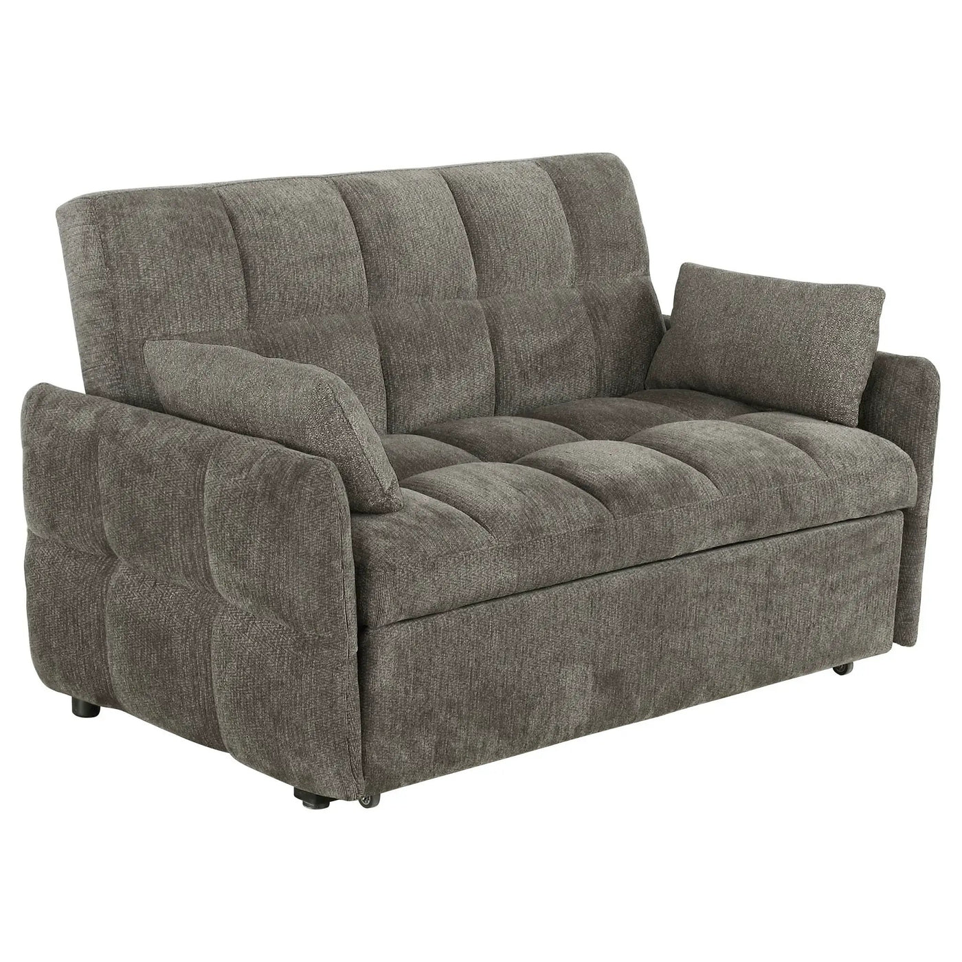 Alvara - Tufted Cushion Pull Out Sleeper Sofa Bed by HouseOfZazla