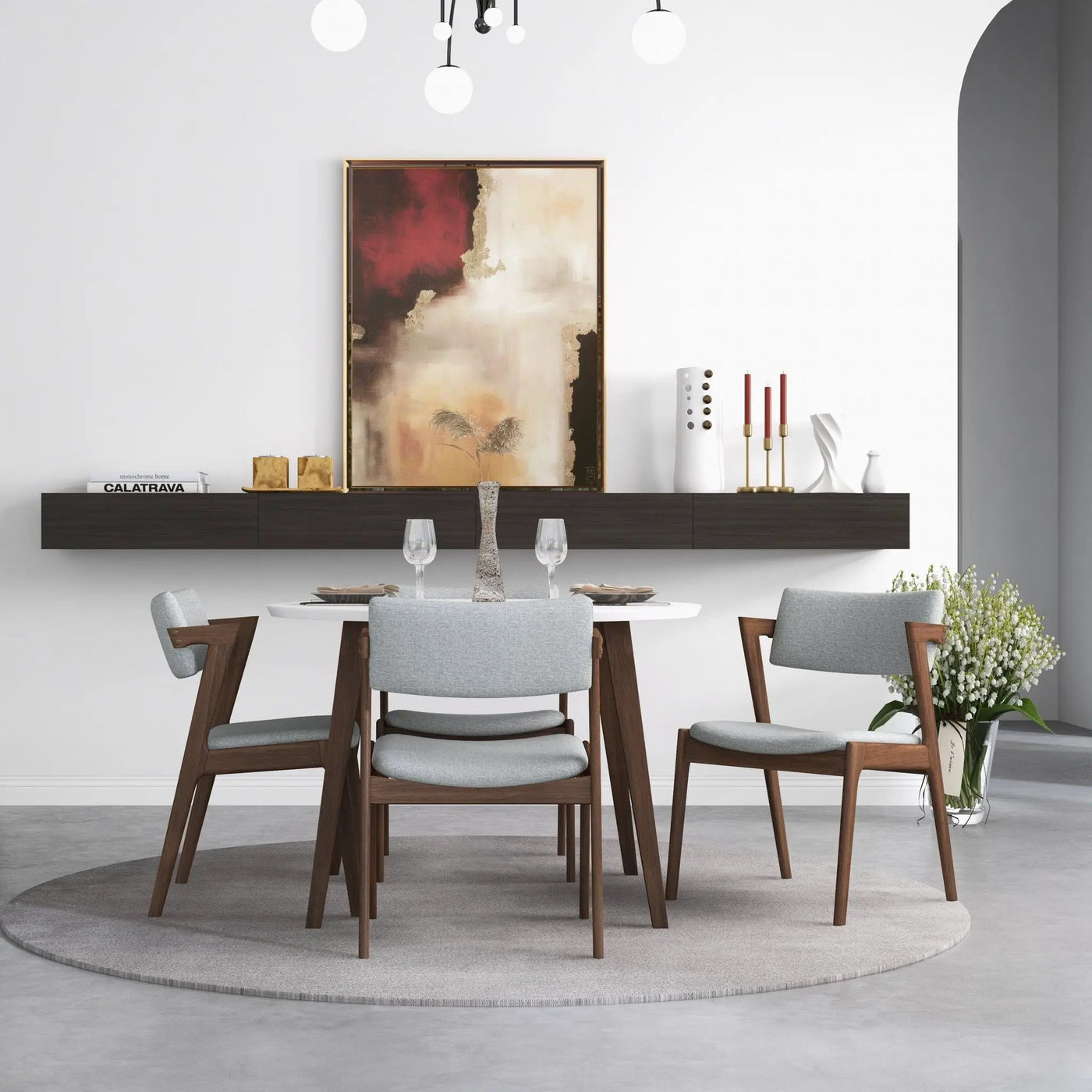 Edwin - Mid-Century Modern Dining Chair (Set of 2) by HouseOfZazla
