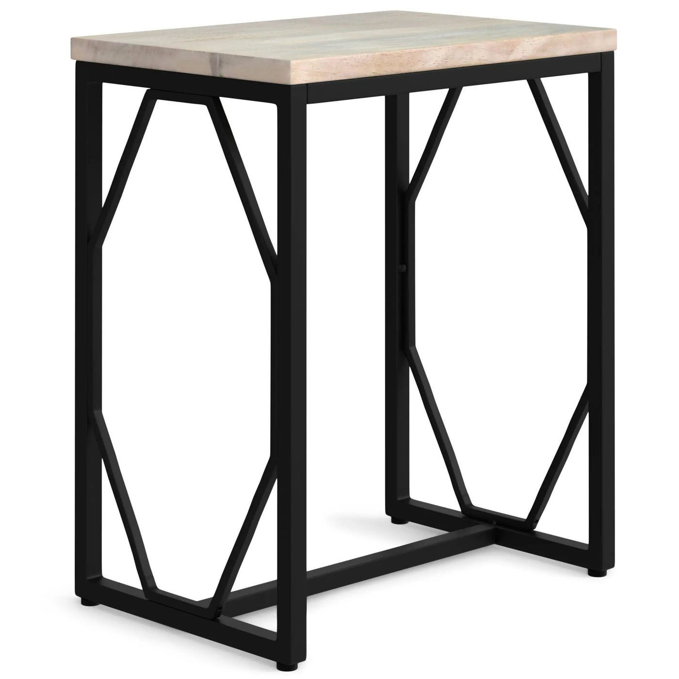 Selma - Handcrafted Metal And Wood Accent Table by HouseOfZazla