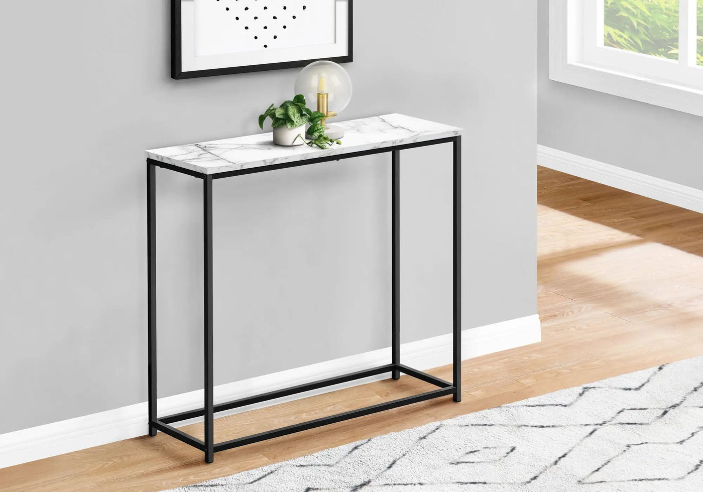 Accent Console Table For Entryway, Stable Support, Contemporary & Modern by HouseOfZazla