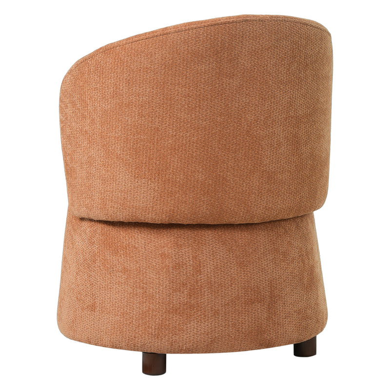 Orange Pet Friendly Chair with Hidden Pet Nook, Convertible Stool, and Storage Seat by HouseOfZazla