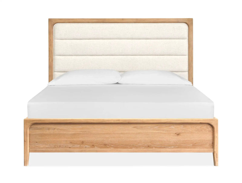 Somerset - Complete Panel Bed With Upholstered Headboard by Unique Piece Furniture