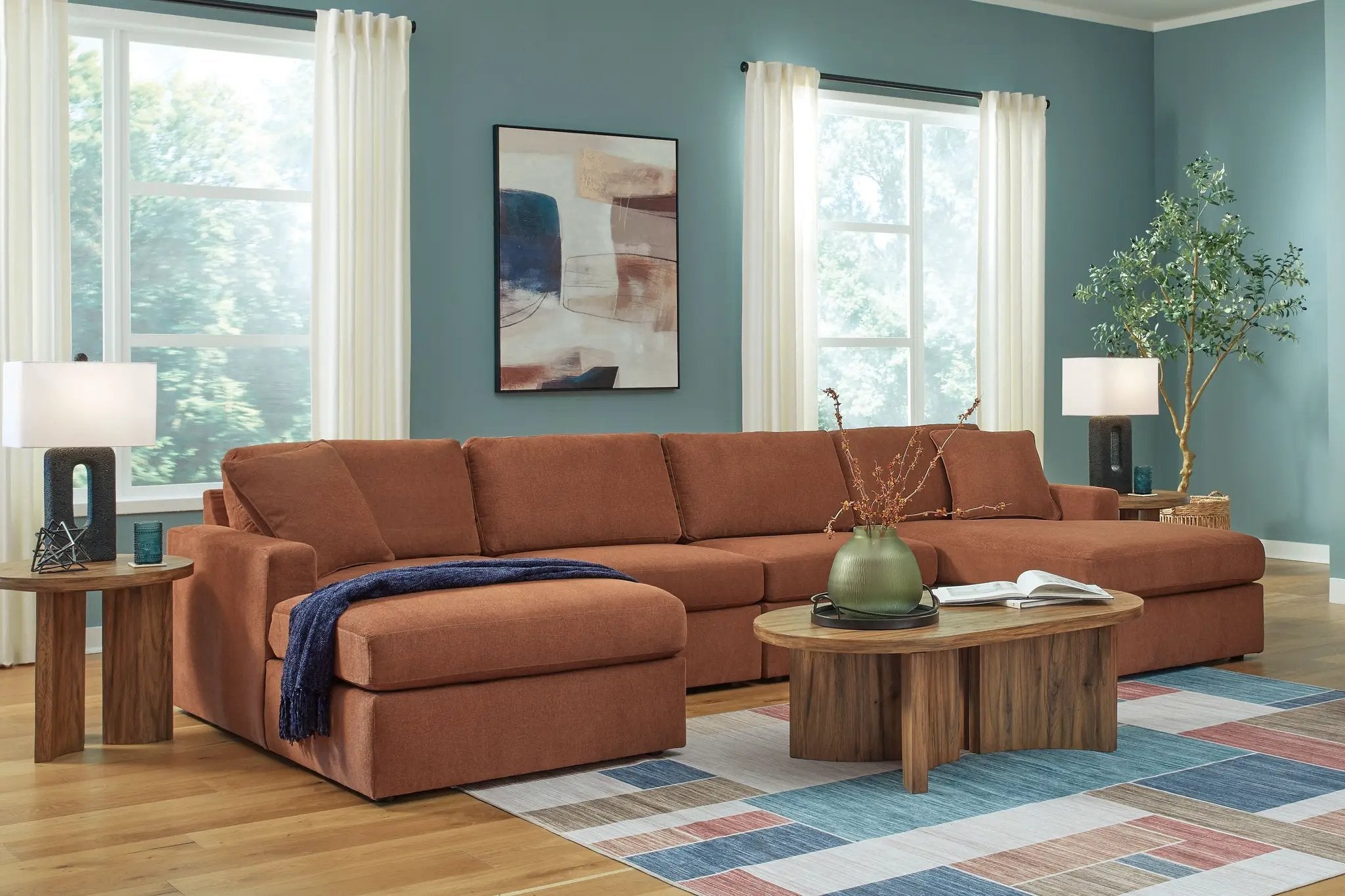 Modmax - Sectional - Spice by Unique Piece Furniture