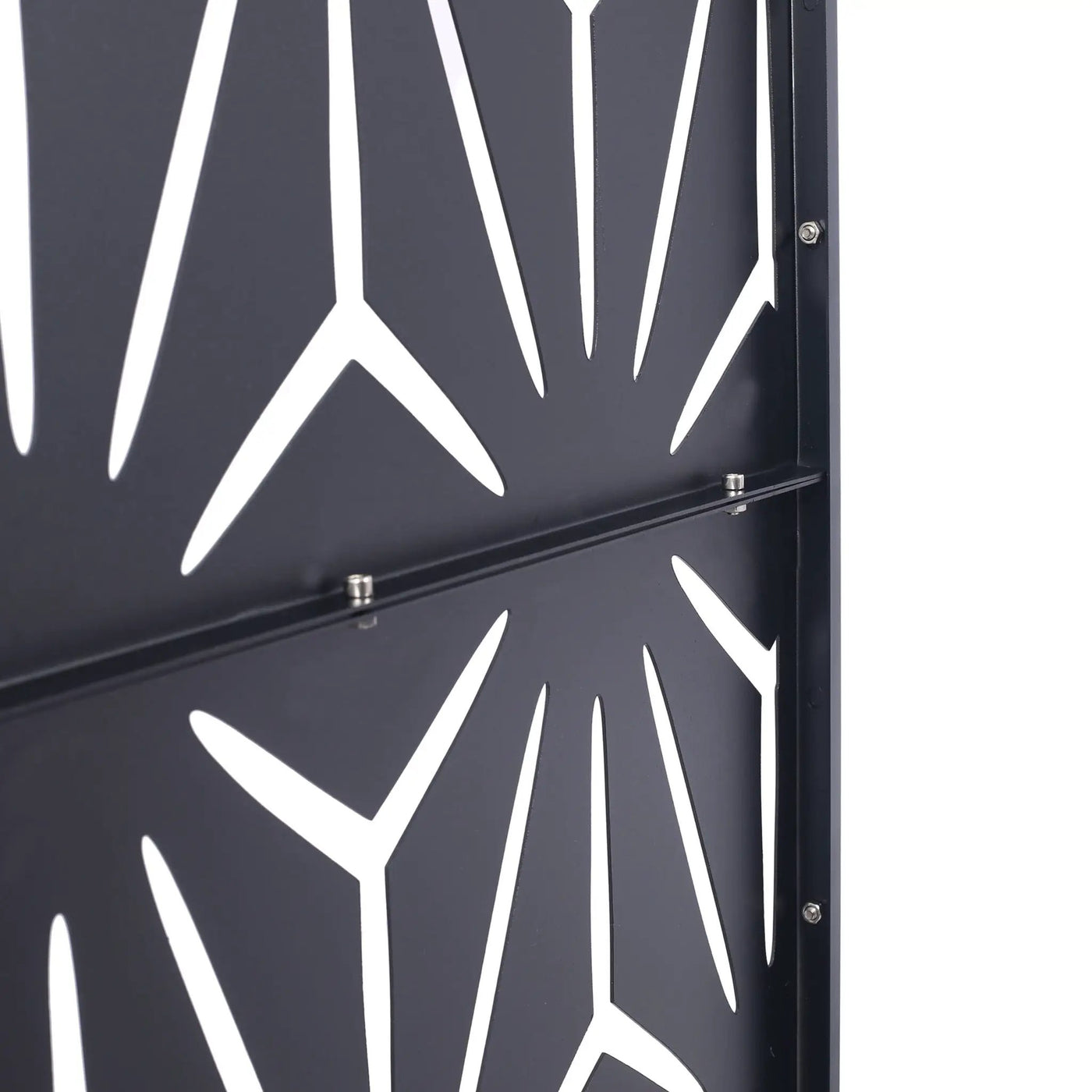 Outdoor & Indoor Metal Privacy Screen, Freestanding Decorative Panels by HouseOfZazla