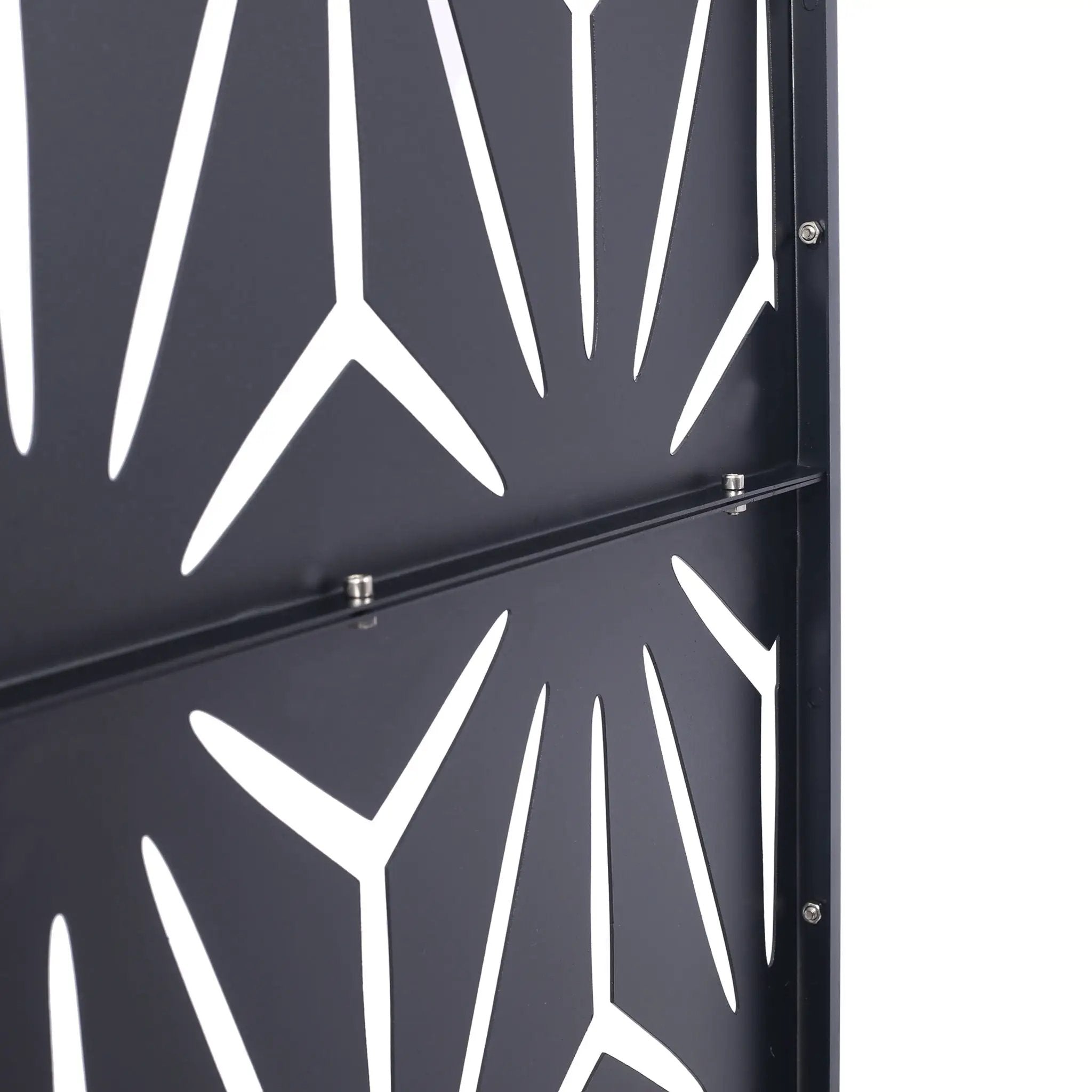 Outdoor & Indoor Metal Privacy Screen, Freestanding Decorative Panels by HouseOfZazla