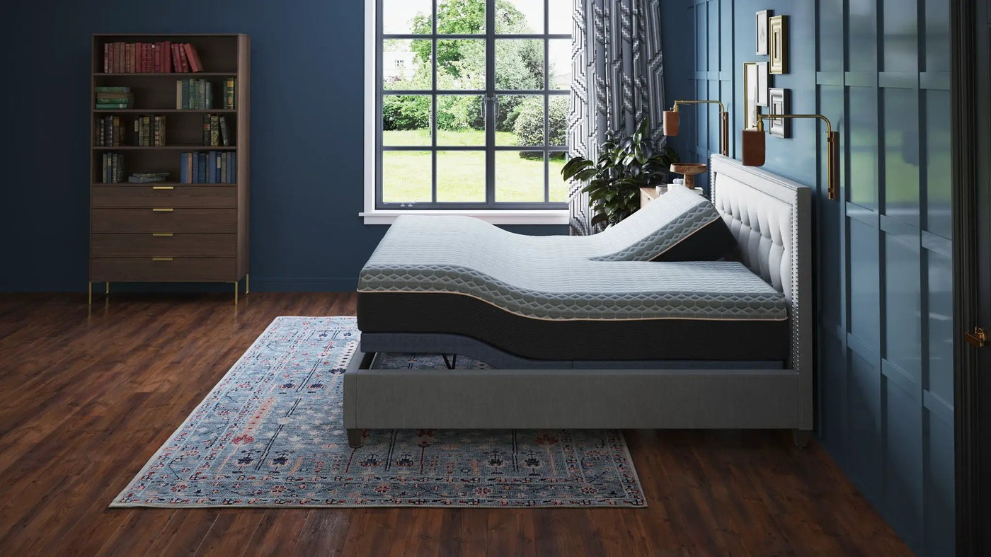 Bt3000 - Flex Head Adjustable Bed Base With Head And Foot Position Adjustment by HouseOfZazla