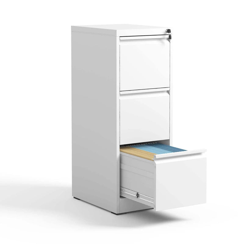 Steel Drawer Vertical File Cabinet With Lock For A4 Legal / Letter Size by Unique Piece Furniture