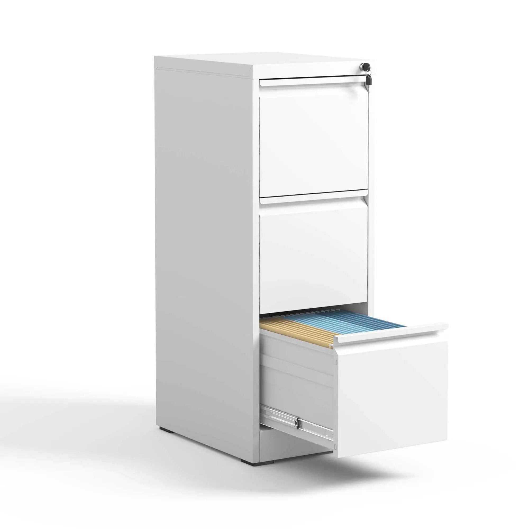 Steel Drawer Vertical File Cabinet With Lock For A4 Legal / Letter Size by HouseOfZazla