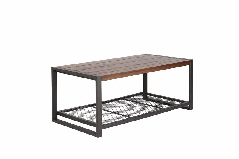 Console Coffee Table with Reclaimed Wood Finish - Natural, photo 10 of 10
